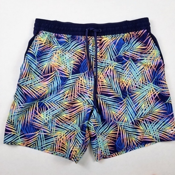 Speedo Seaside Volley Lined Swim Trunks Shorts 4 Way Stretch Mens XL - Picture 4 of 9